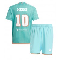 Inter Miami Lionel Messi #10 Tredjedraktsett Barn 2024-25 Kortermet (+ Korte bukser)